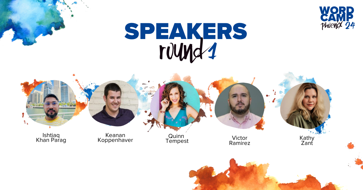 WordCamp Phoenix 2024 Speaker Announcements are here! Round 1