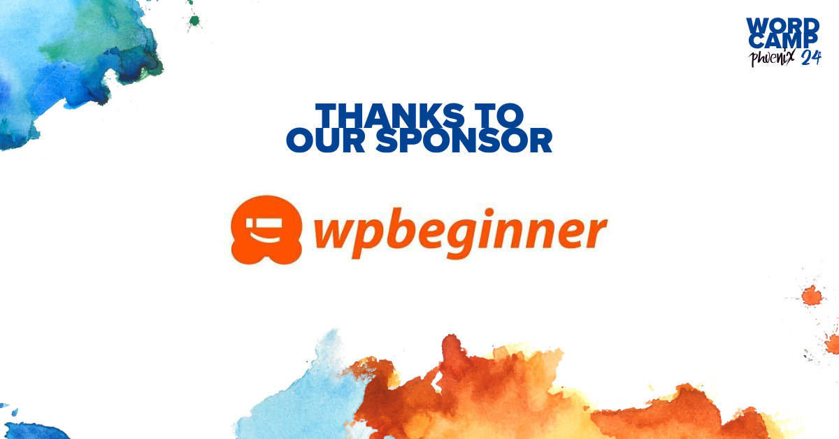 WPBeginner Supports WordCamp Phoenix 2024