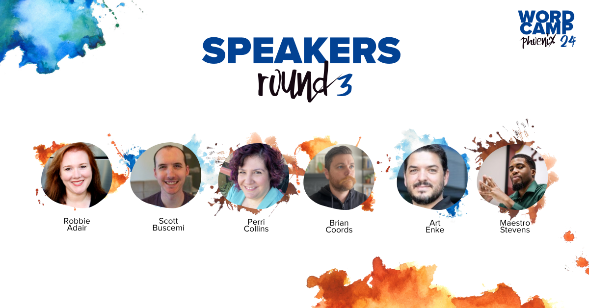 WordCamp Phoenix 2024 Speaker Announcements — Round 3